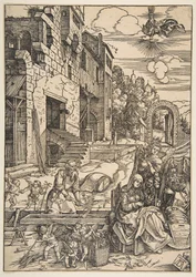 Le séjour de la Sainte Famille en Égypte, de La Vie de la Vierge, après 1511
