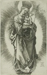 La Vierge sur un Croissant avec une Couronne d