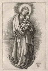 La Vierge avec bandeau sur un croissant de lune, 1508