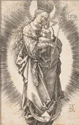 La Vierge avec une couronne d