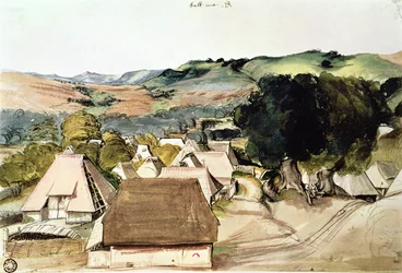 Vue de Kachreuth, près de Nuremberg, 1511
