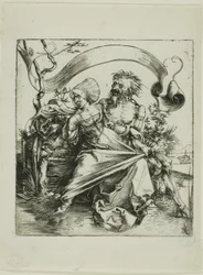 Jeune femme attaquée par la mort (Le Ravisseur)