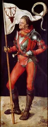 Retable Paumgartner: Saint Eustache