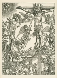 Crucifixion (Le Grand Calvaire), vers 1496-00 (gravure sur bois)