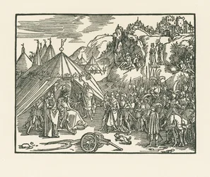Judith est emmenée au camp d