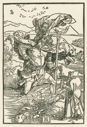 Saint Christophe, vers 1503-04 (gravure sur bois)