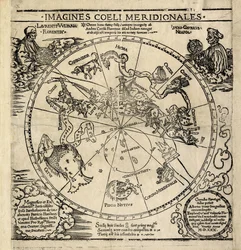 Hémisphère céleste sud, "Imagines Coeli Meridionales".