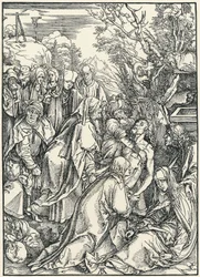 La Mise au tombeau, de la Grande Passion, vers 1496-97