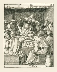 La Cène, vers 1508-09 (gravure sur bois)