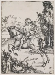 Le Petit Courrier, vers 1496 (gravure)