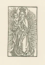 Vierge Marie au soleil