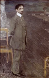 Portrait de Mikhaïl Kouzmine, 1910