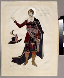 Projet de costume pour l