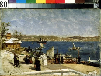 Promenade sur le rivage à Sébastopol