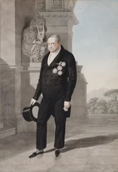 Portrait du roi François Ier des Deux-Siciles 1777-1830, 1825