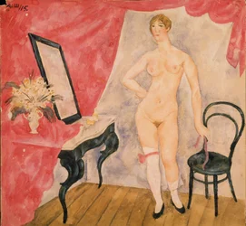 Femme au miroir
