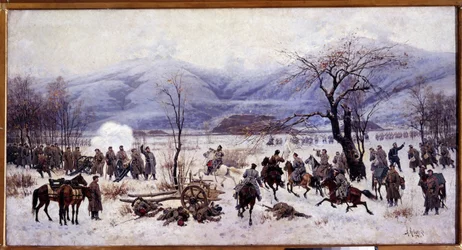 La quatrième bataille du col de Shipka en Bulgarie du 5 au 9 janvier 1878