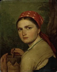 Une jeune paysanne, c. 1824