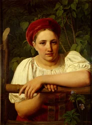 Une paysanne de la région de Tver, 1840