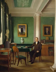 Portrait du prince Viktor Pavlovich Kochubey dans son atelier