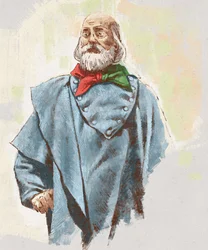 Portrait du général Giuseppe Garibaldi, 2023 (illustration)