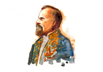 Portrait de Raymond Poincaré (1860-1934) en costume de la Légion d