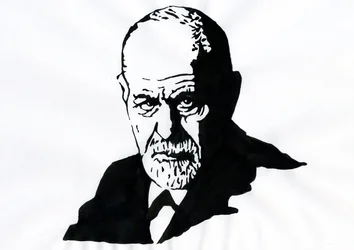 Portrait de Sigmund Freud (1856-1939), psychiatre autrichien
