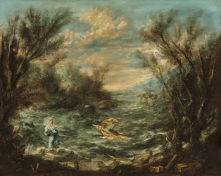 Le Christ à la mer de Galilée, vers 1740 (huile sur toile)