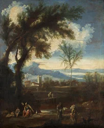 Paysage avec figures, vers 1710-40