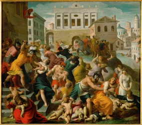 Le massacre des innocents (huile sur cuivre)