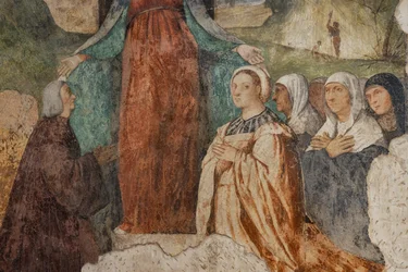Notre-Dame de la Miséricorde et le Bienheureux Isnardo da Chiampo (détail)