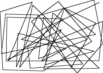 ligne de corde comme un cubisme, 2017