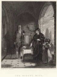 Le denier de la veuve (gravure)
