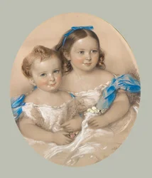 Double portrait de Mary Sime Greig et David Middleton Greig