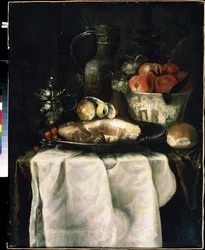 Petit déjeuner avec jambon