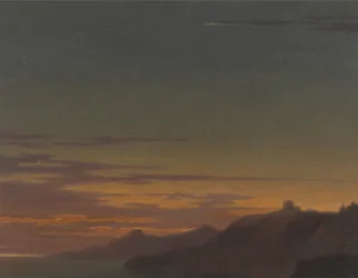 Fin de journée - Coucher de soleil sur la côte