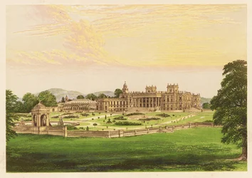 Witley Court, Worcestershire, Angleterre. 1880 (gravure)