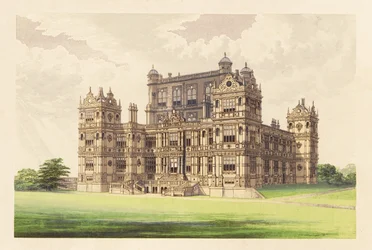 Wollaton Hall, Nottingham, Angleterre, 1880