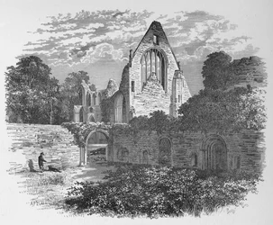 Depuis le Cloître, Abbaye de Dryburgh, vers 1880, 1897
