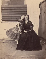 Mme Greenhow et sa fille, emprisonnées dans l