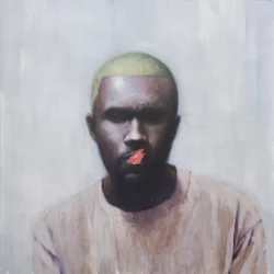 Portrait aux cheveux verts