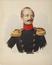 Portrait de Nikolay Fyodorovich Plautin 1794-1866, 1839-1843