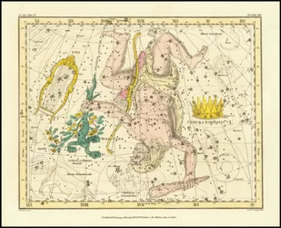 1822 - Alexander Jamieson - Corona Borealis, Hercule et Cerbère et Lyre