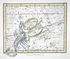Les constellations (Planche XIX) Balance et Scorpion, de 