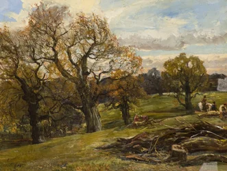 Forêt de Cadzow, c.1860