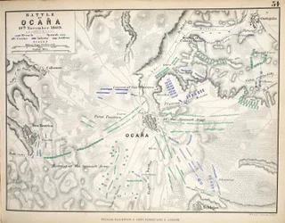 Carte de la bataille d