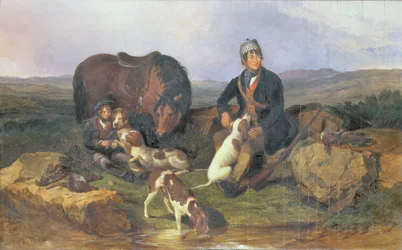 Chasse au tétras, 1848