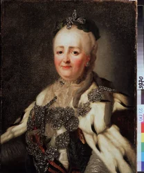 Portrait de Catherine II (1729-1796), impératrice de Russie