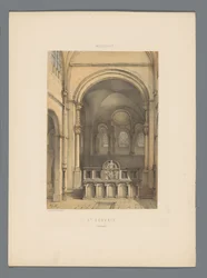 Intérieur de la basilique Saint-Servais à Maastricht