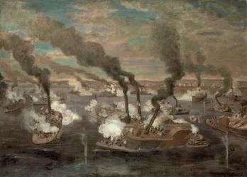 Grande bataille navale de Memphis, Tennessee le 6 juin 1862